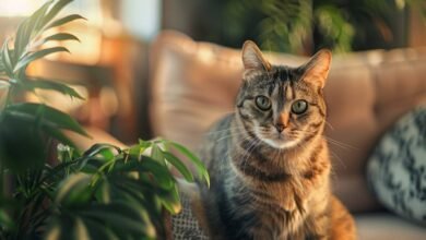 bellissimo gatto senza pulci