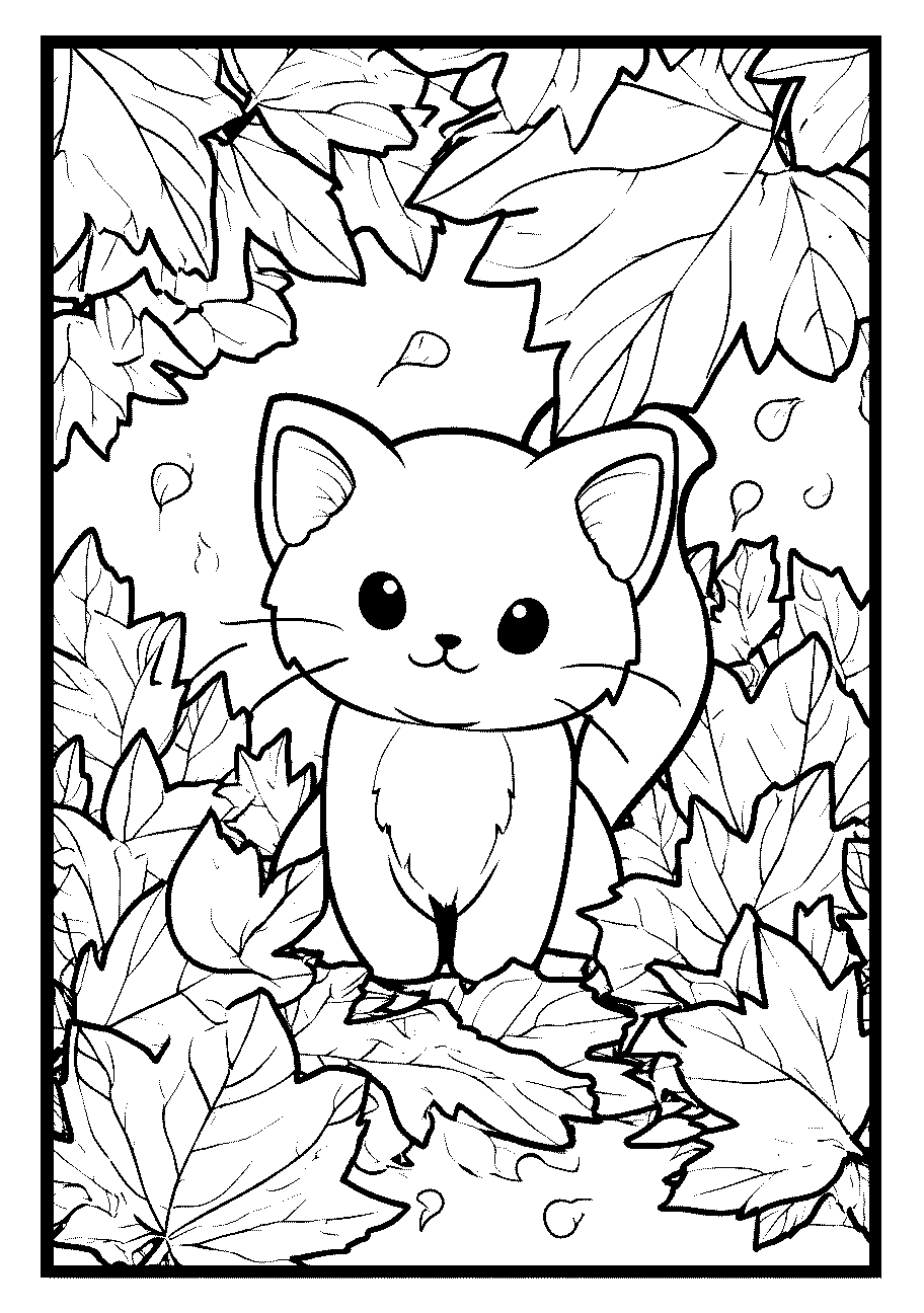 tenerissimo gattino da colorare